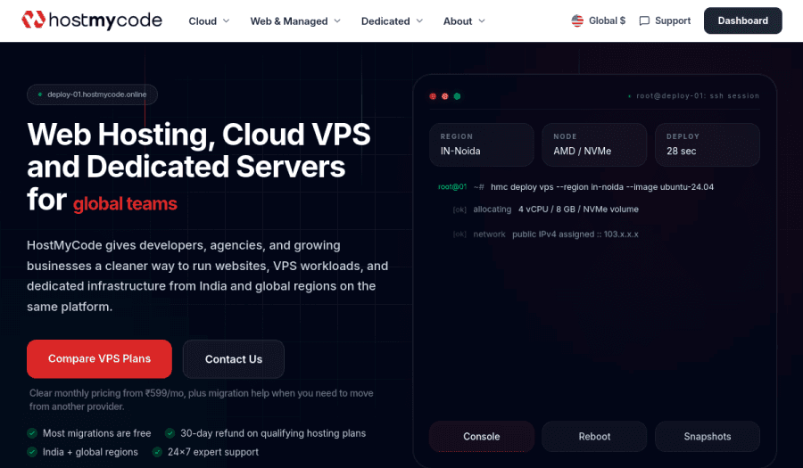 Hostmycode listing image