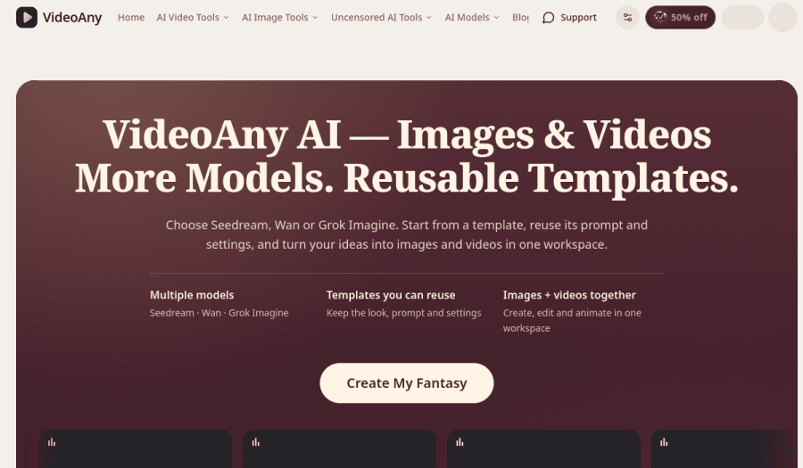VideoAny AI listing image